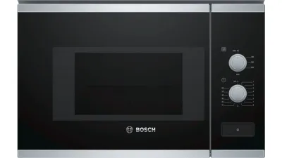 Bosch BFL520MS0 microondas Negro, Acero inoxidable Microondas combinado Integrado 20 L 800 W