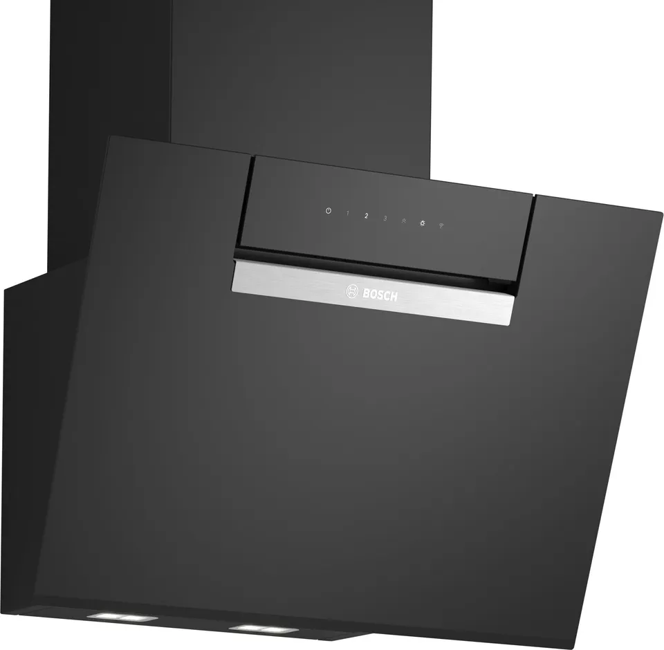 Bosch DWK67FN60 campana De pared Negro 768 m³/h