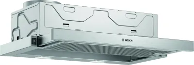 Bosch Serie 2 DFM064W54 campana Semintegrada (extraíble) Metálico, Plata 388 m³/h