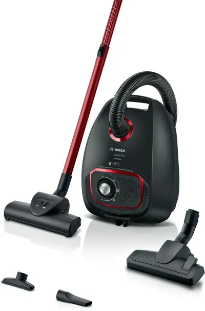 Bosch Serie 4 BGB41POW1 aspiradora 4 L Aspiradora cilíndrica Secar 850 W Bolsa para el polvo