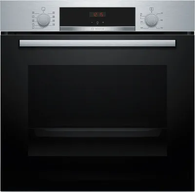Bosch Serie 4 HBA514ES3 horno 71 L 3400 W Negro, Acero inoxidable