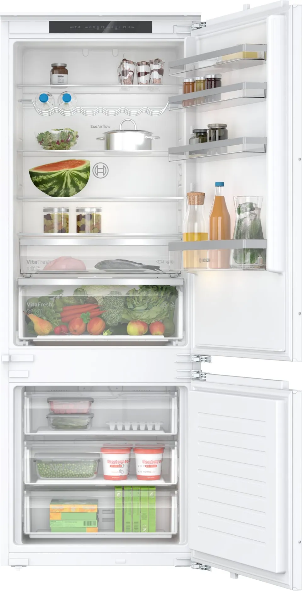 Bosch Serie 4 KBN96VFE0 nevera y congelador Integrado 383 L E Blanco