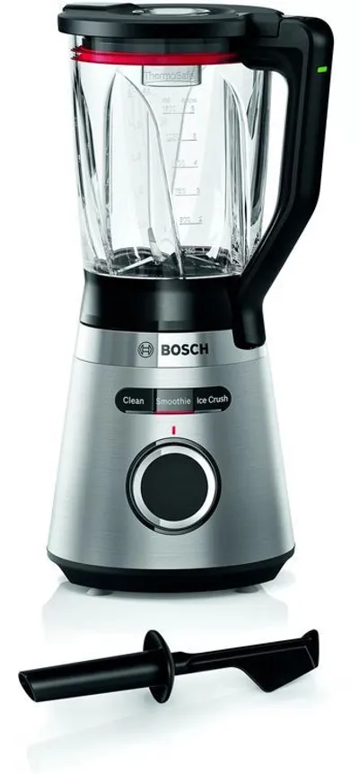 Bosch Serie 4 MMB6382M licuadora Batidora de vaso 1200 W Negro, Acero inoxidable