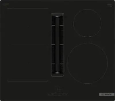 Bosch Serie 4 PVS611B16E hobs Negro Integrado 59.2 cm Con placa de inducción 4 zona(s) Campana integrada