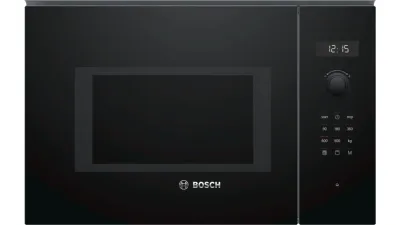 Bosch Serie 6 BEL554MB0 microondas Negro, Acero inoxidable Microondas combinado Integrado 25 L 900 W