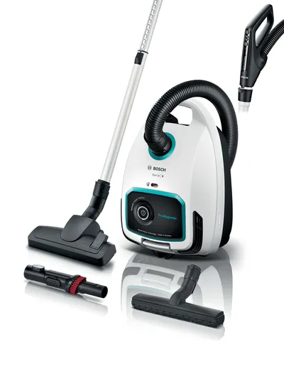Bosch Serie 6 BGL6HYG1 aspiradora 4,5 L Aspiradora cilíndrica Secar 600 W Bolsa para el polvo