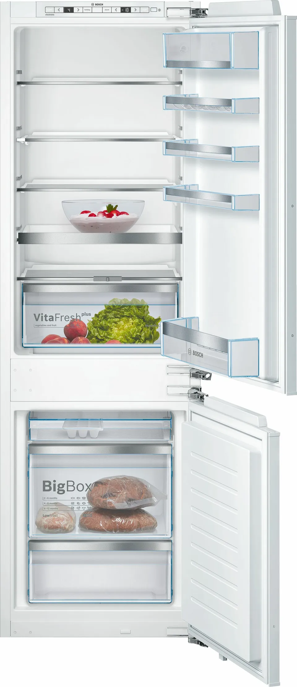 Bosch Serie 6 KIS86AFE0 nevera y congelador Integrado 266 L E
