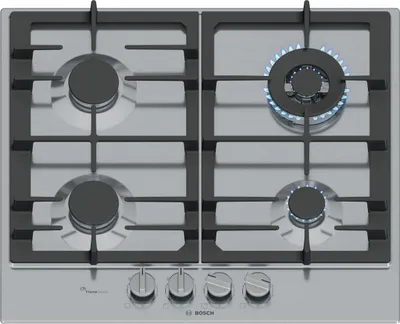 Bosch Serie 6 PCH6A5I90 hobs Acero inoxidable Integrado 60 cm Encimera de gas 4 zona(s)