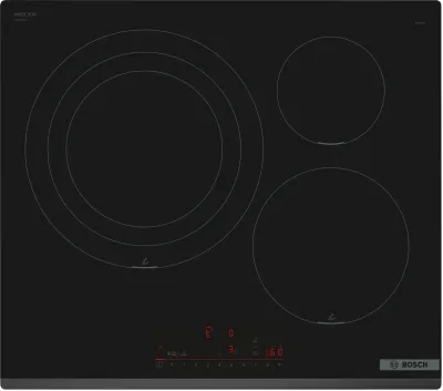 Bosch Serie 6 PID631HC1E hobs Negro Integrado 60 cm Con placa de inducción 3 zona(s)