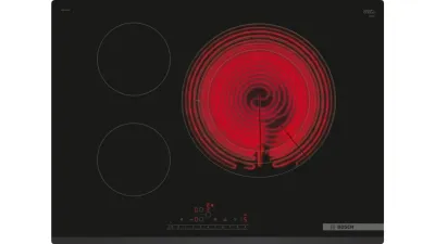 Bosch Serie 6 PKD731FP8E hobs Negro Integrado 71 cm Cerámico 3 zona(s)