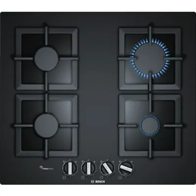 Bosch Serie 6 PPP6A6B20 hobs Negro Integrado Encimera de gas 4 zona(s)