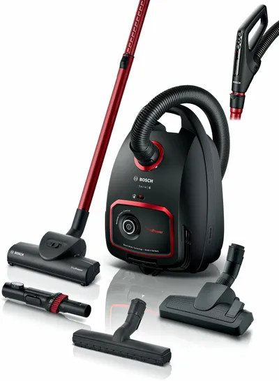 Bosch Serie 6 ProPower 4 L Aspiradora cilíndrica Secar 850 W Bolsa para el polvo