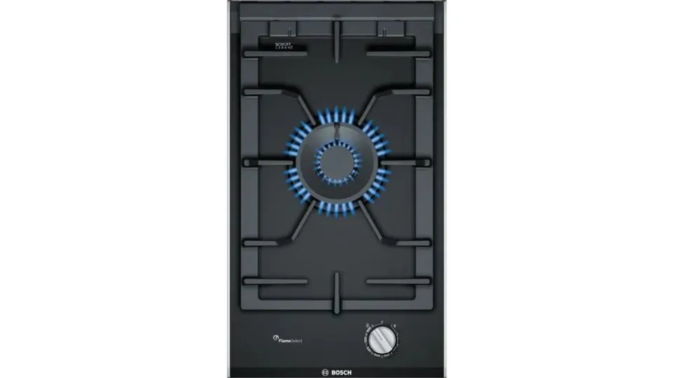 Bosch Serie 8 PRA3A6B70 hobs Negro Integrado 30 cm Encimera de gas 1 zona(s)