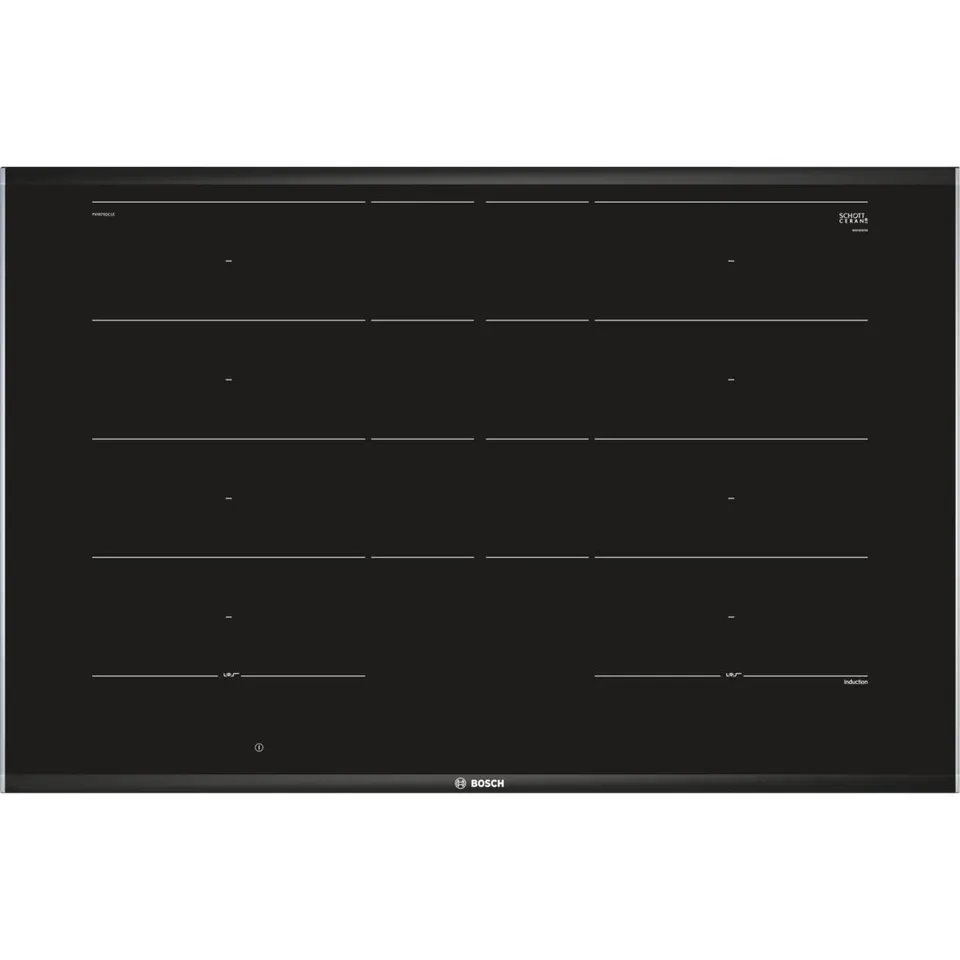 Bosch Serie 8 PXY875DC1E hobs Negro Integrado 81 cm Con placa de inducción 4 zona(s)