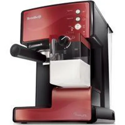 Breville Prima Latte Cafetera Automática 15 Bares Roja/Negra