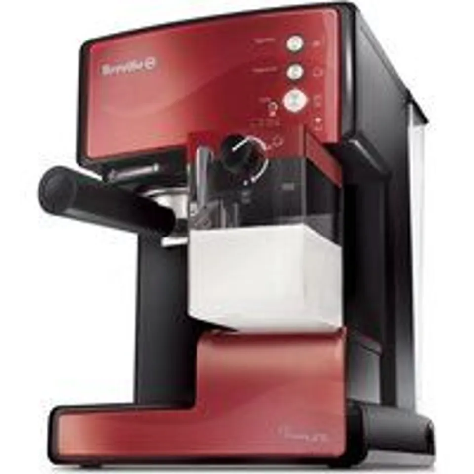Breville Prima Latte Cafetera Automática 15 Bares Roja/Negra