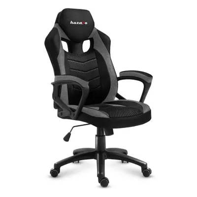 Butaca Gaming Huzaro FORCE 2.5 Grey Mesh ergonómica 140 kg respaldo acolchado