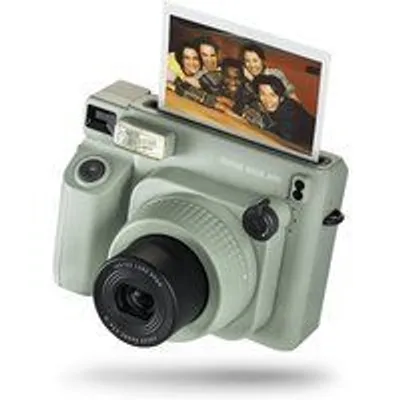 Cámara Digital Compacta Fujifilm Instax Wide 400 Impresión Instantánea 62x99mm Verde Flash AA