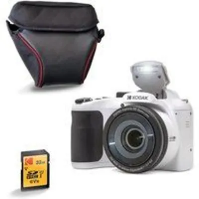 Cámara Digital Compacta Kodak Pixpro Astro Zoom AZ255 16MP 25x Zoom Óptico Sensor CCD Estabilización de Imagen LCD 3" AA