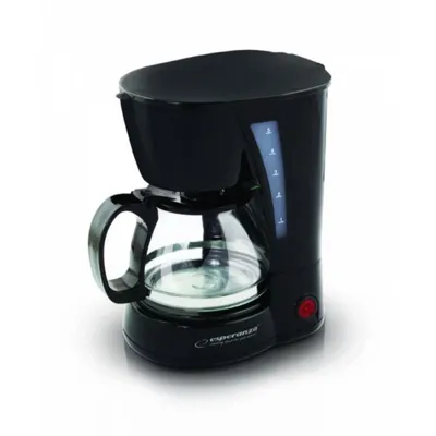 Cafetera de Filtro Esperanza EKC006 0,6 L 650 W con Jarra Negra Apagado Automático