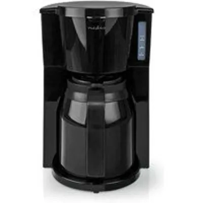 Cafetera de filtro Nedis KACM250EBK 1L Jarra térmica 900W Negra filtro permanente