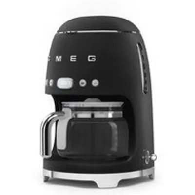 Cafetera de filtro Smeg DCF02BLMEU 1,4L 1050W Negro mate pantalla LCD 10 tazas