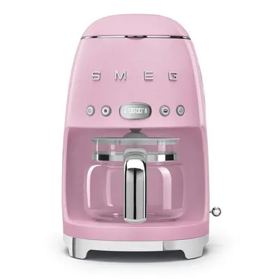 Cafetera de filtro Smeg DCF02PKEU 1,4 L 1050 W rosa con selector de intensidad