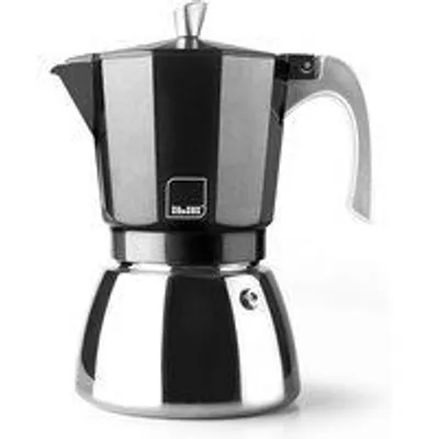 Cafetera Espresso Ibili Elba Aluminio Fundido + Inox 0,6L resistente a rotura