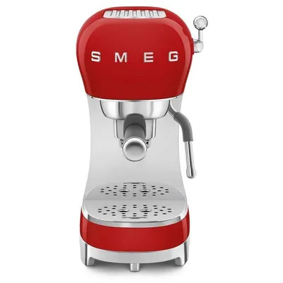 Cafetera Espresso Manual Smeg ECF02RDEU 1,1 L 15 bares vaporizador y Thermoblock