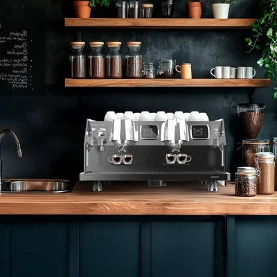 Cafetera Espresso Profesional Cecotec Baristeo Regina 4 tazas 9 bares triple caldera LCD