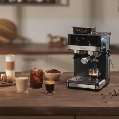 Cafetera Espresso QUO Power Espresso 20 Grind 1.7L 20 bares con molinillo ajustable