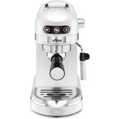 Cafetera Espresso Ufesa Palermo 20 bares Thermoblock vaporizador orientable calienta-tazas Blanco