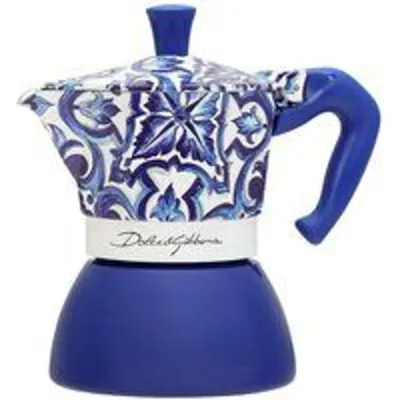 Cafetera Italiana Bialetti 5356 0,19L Azul Blanco Aluminio 4 tazas