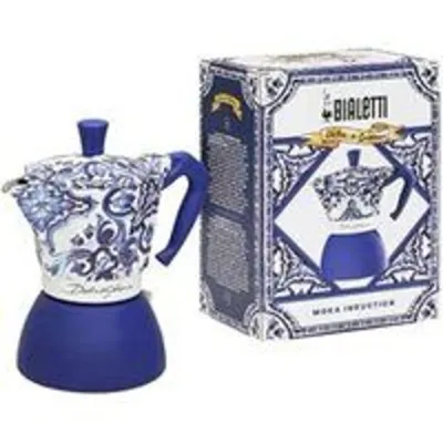 Cafetera Italiana Bialetti Moka Induction Dolce & Gabbana 6 Tazas compatible inducción y fuego abierto