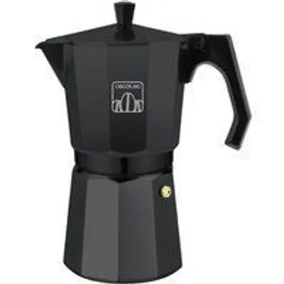 Cafetera Italiana Cecotec Mokclassic 600 Black 6 tazas 300ml aluminio inducción lavavajillas