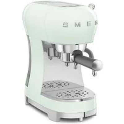 Cafetera Manual Smeg ECF02 1,1L 15 bar Verde Thermoblock vaporizador leche