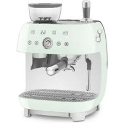 Cafetera Manual Smeg EGF03PGEU 2,4L 20 bares con molinillo integrado Verde