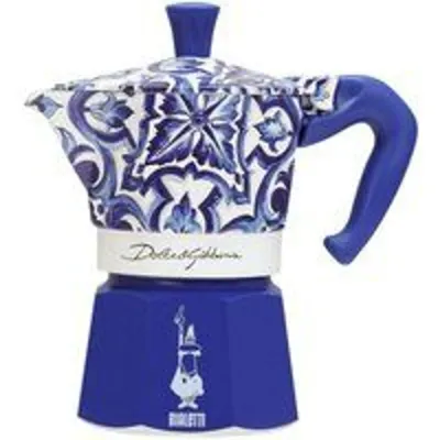 Cafetera Moka Eléctrica Bialetti 0005345 0,13L Azul/Blanco Aluminio 3 Tazas