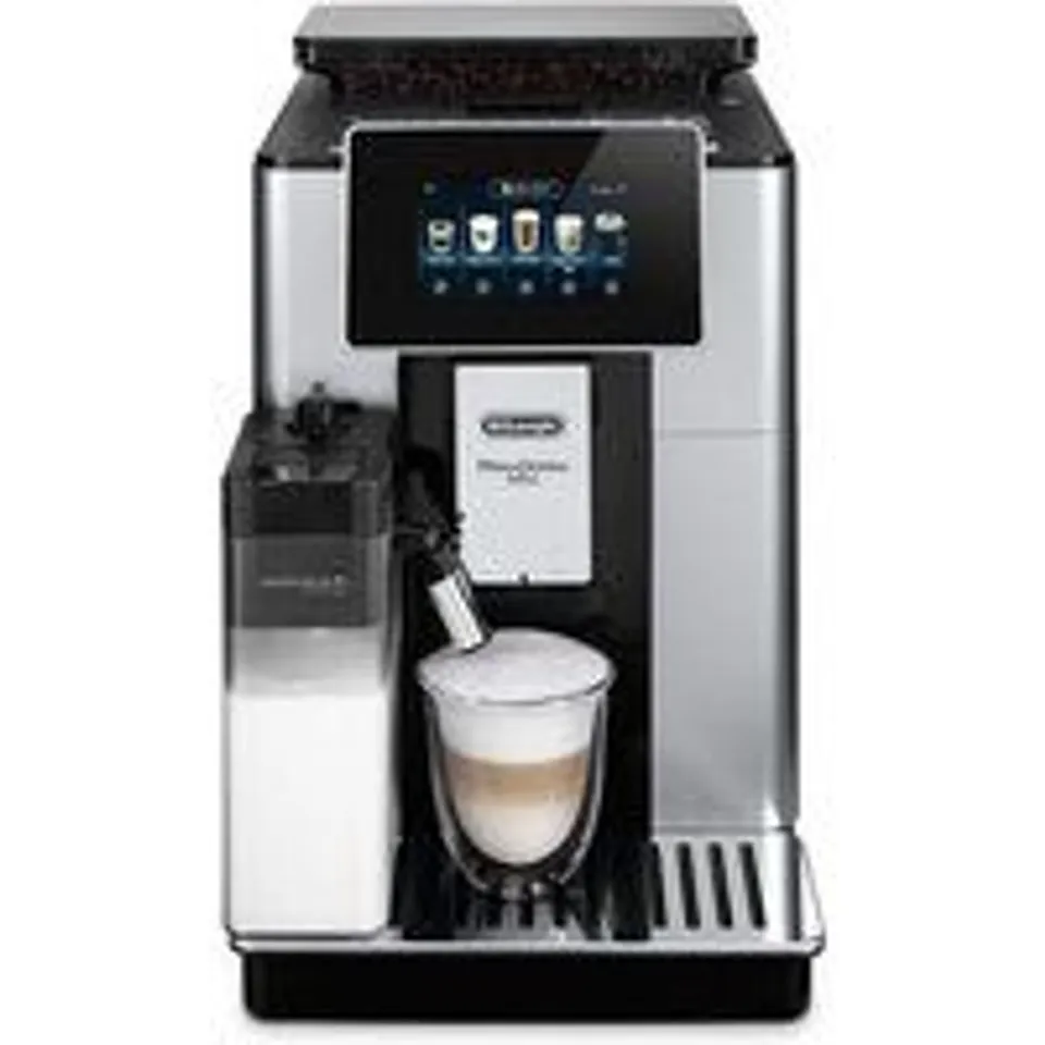 Cafetera Superautomática De'Longhi PrimaDonna Soul ECAM610.55.SB 2.2L 19 bares inox pantalla táctil molinillo leche