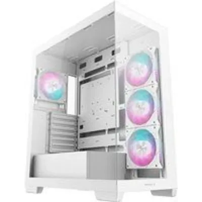 Caja de torre DeepCool CG580 4F ATX RGB Blanca 4 Ventiladores PWM-ARGB Vidrio Templado