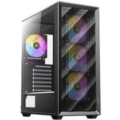 Caja PC Antec AX85 ARGB Midi Tower Negro ATX Ventana Lateral 4x Ventiladores 2x USB 3.2
