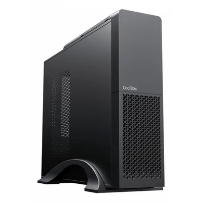 Caja PC CoolBox T313 Slim Micro ATX USB-C USB 3.2 500W Negro