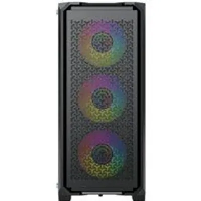 Caja PC Gaming Yeyian VAULT YCM-APVAU-G1 ATX Cristal Templado Acero Negro 4 Ventiladores