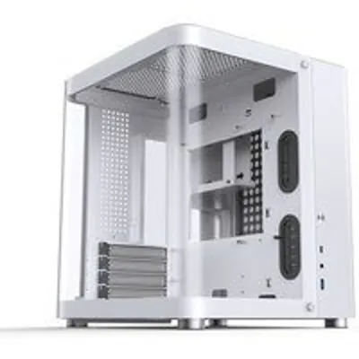 Caja PC Jonsbo TK-1 2.0 Blanca Mini Tower Acero Vidrio Templado ITX Micro ATX