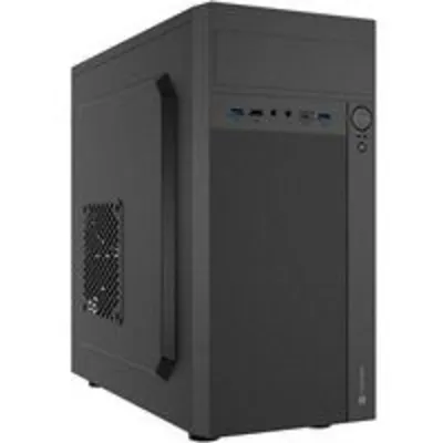 Caja PC NATEC Helix USB C Mini Tower Negro micro ATX Mini-ITX Ventilador 80mm
