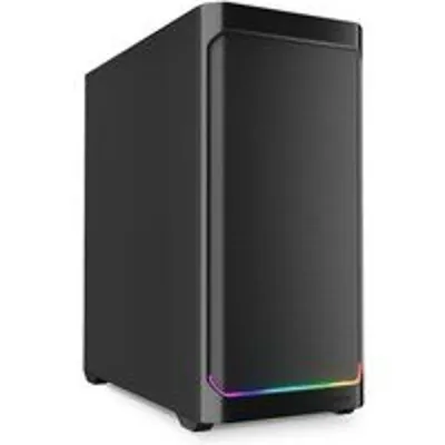 Caja PC Sharkoon AK4 RGB Strip ATX/Micro-ATX/Mini-ITX 11 Ventiladores 2x120mm Preinstalados Tira RGB USB-C Negra