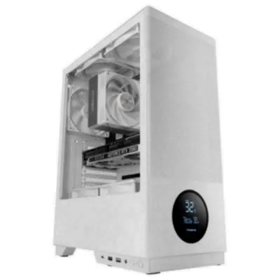 Tacens 2SAGITTA20W carcasa de ordenador Midi Tower Blanco