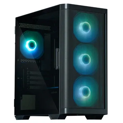 Caja Zalman M4 Mini-itx 4xvent 120mm Argb 2xusb 3.0 Negro Sin Fuente