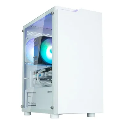 Caja Zalman T4 Plus Matx 1xvent 120mm Argb 2xusb 3.0 Blanco Sin Fuente