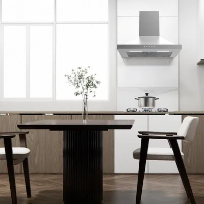 Campana extractora Cecotec Bolero Flux PT 604000 Inox Recirculación 60cm motor DC touch